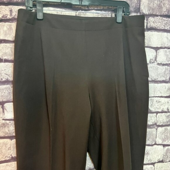 Talbots Brown Classic Slim Fit Dress Pants Size 14 - Picture 2 of 9